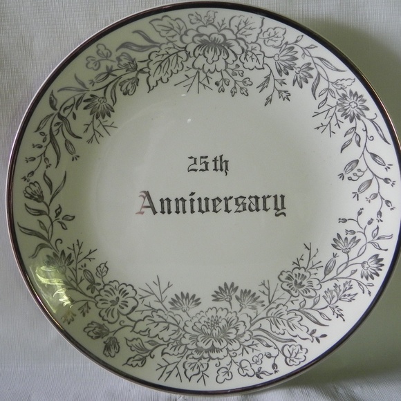 Pearl China Co. Other - 25th Anniversary Plate